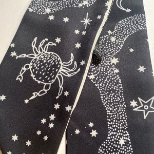 Zodiac Cancer - Thin Purse Scarf / Hairband / Scarf - #116 / 5 for $70